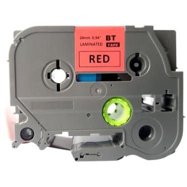 Imagem de Fita TZ S451 Compativel P/ Rotulador BROTHER 24mm Vermelha - BYT