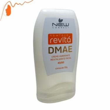 Imagem de Creme Hidratante Facial Anti-idade Antirrugas Antissinais Dmae 40 a 50