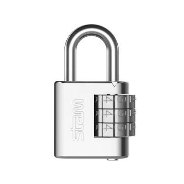 Imagem de Cadeado Para Mala Mochila Segredo Numérico 25mm Cromado Stam