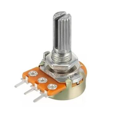 Imagem de Kit 100 Potenciômetro  B10K WH-148 20mm - Fox Tools