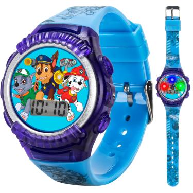 Imagem de Accutime Relógio infantil Nickelodeon PAW4039 Patrulha Canina, mostrador digital, quartzo, azul, Roxa, Digital, movimento de quartzo