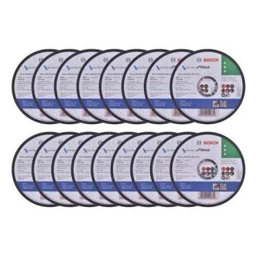 Imagem de Kit 20 Discos Corte Inox Metal 4.1/2 115mm X 1,0mm Bosch