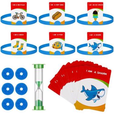 Imagem de Jogo de adivinhação Sumind Headband Game Fun Heads Up com cartas