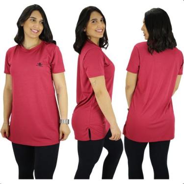Imagem de Vestido Blusão Camisão Feminino Academia Dry Fit Fitness - Princess Cl