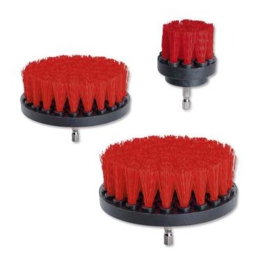 Imagem de Kit Escova Limpeza Estofados Furadeira Parafusadeira Cozinha