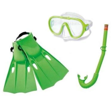 Imagem de Kit Mergulho Master Class com Pé de Pato 55655 - INTEX