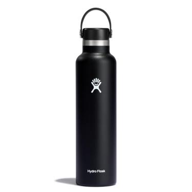 Imagem de Hydro Flask Garrafa de água de boca padrão de 700 ml com tampa flexível ou canudo flexível