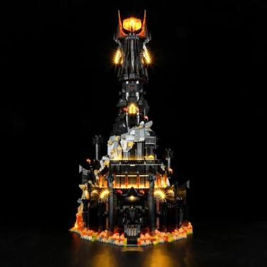 Imagem de Kit de luzes para ícones do Lego Barad-dur 10333 O Senhor dos Anéis - 