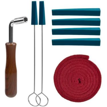 Imagem de Kit de afinação de piano CUGLB Professional com chave, martelo e muito