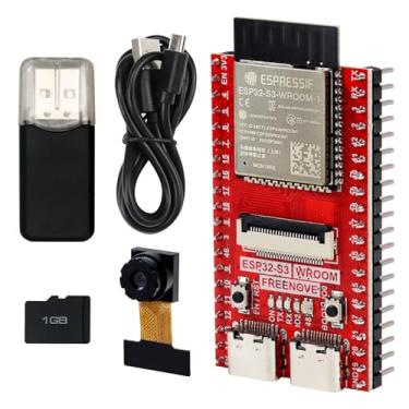 Imagem de FREENOVE Placa De Câmera Esp32-S3-Wroom (Flash 16 Mb), Microcontrolador Dual-Core 32 Bits E 240 Mhz, Integrada Sem Fio, Código Python C, Tutorial Projetos Exemplo