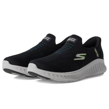 Imagem de Skechers Tênis masculino Hands Free Slip-ins Go Walk Now-Sauntered, Preto, 11 X-Wide