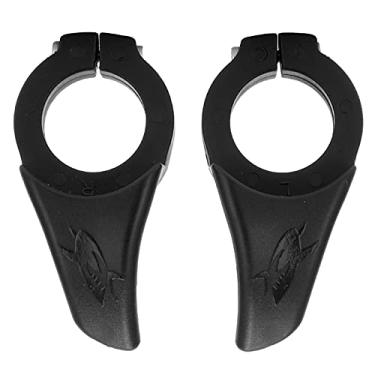 Imagem de Grcfumo 1 par mini guidão de descanso de bicicleta, bicicleta universal pontas de barra estendida, extensor ergonômico para bicicleta de montanha (Black)