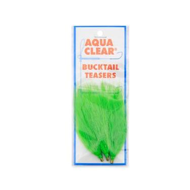 Imagem de Aqua-Clear, Buck Tail Teaser Rebite Slider, cabelo verde, 3 peças