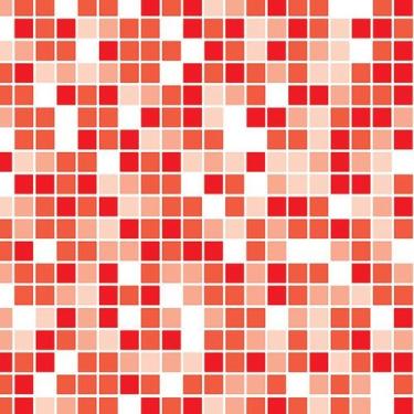 Imagem de Papel de Parede Adesivo Pastilha Vermelha - 038 - Multimpressão