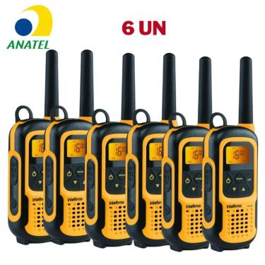 Imagem de 6x Rádio Comunicador Prova D'água Intelbras Rc4102 - Walkie Talkie Ht