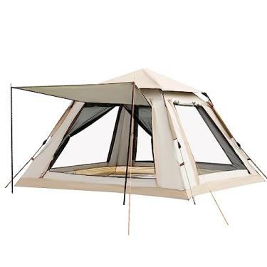 Imagem de Tenda pop-up instantânea portátil e automática, barraca de acampamento, acampamento, caminhada, montanhismo, tecido Oxford, revestimento prateado, dois tamanhos opcionais