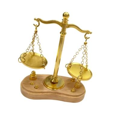 Imagem de JunZheHub Balança em Miniatura para Casa de Bonecas, Móveis em Escala 1:12 para Decoração de Sala de Estar.