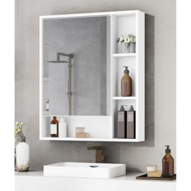 Imagem de Armário de Banheiro com Espelho Flex Color 60x50cm (Branco)