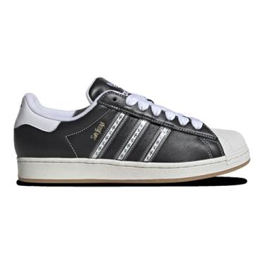 Imagem de adidas Tênis masculino Superstar Korn, Branco/Better Scarlet/Core Black, 42