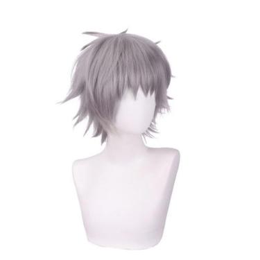 Imagem de Peruca de cosplay Neons Genesis Evangelions Nagisas Kaworus 35cm - yiw