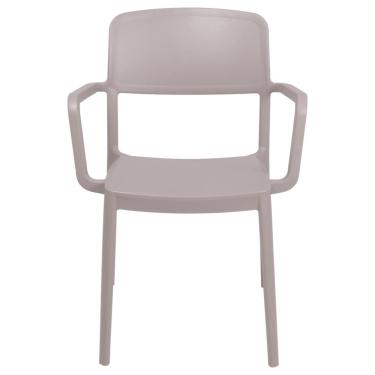 Imagem de Cadeira Tramontina Marta Em Polipropileno Cor Camurça Com Braços 92095210