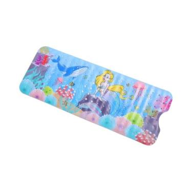 Imagem de Tapete De Banho Antiderrapante Para Bebês Com Ventosas E Orifício De D