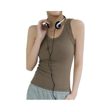 Imagem de Top Esportivo Preto De Alta Elasticidade, Sem Costura, Com Almofada Pa