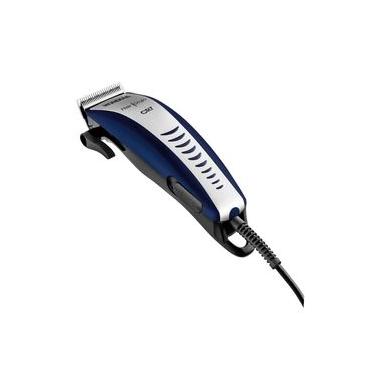Imagem de Máquina de Cortar Cabelo Mondial Hair Stylo CR-07 4 pentes - Azul/Prata