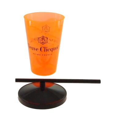 Imagem de Copo Plastico Personalizado Festas Bares Laranja 20x10x10Cm