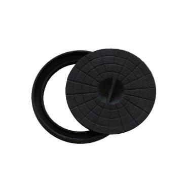 Imagem de Tampa Tampão de Chão Regar Simples de Ferro Fundido 20cm