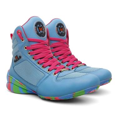 Imagem de Bota de Treino Feminino Couro Musculação Treino Tênis Academia Conforto Versátil Profissional-Feminino