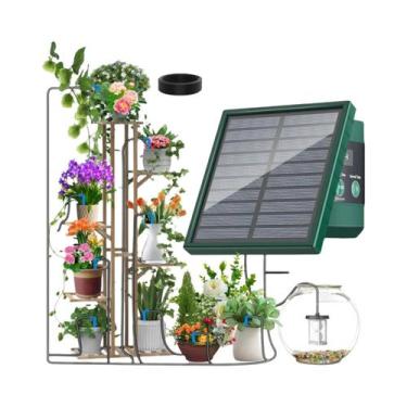 Imagem de Sistema De Irrigação Solar Para Jardim E Varanda, Kit De Rega Automáti