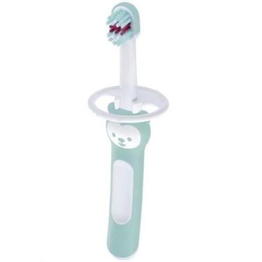 Imagem de Escova Dental Infantil Extramacia Verde FIRST BRUSH MAM