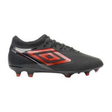 Imagem de CHUTEIRA CAMPO ADAMANT TOP SPEED U03FB00239-142 - PRETO/VERMELHO 38-Masculino