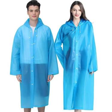 Imagem de Capa De Chuva Adulto Reforçada De Capuz  Unissex Grossa  UV - LT PRESE