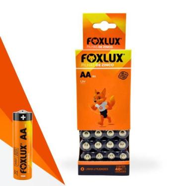 Imagem de Pilha Zinco AA Pequena Foxlux 1,5V R6 Kit com 200