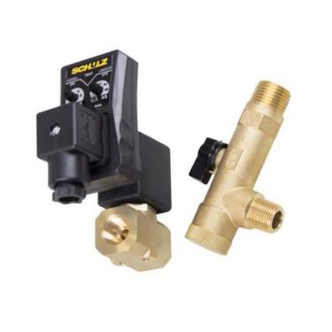 Imagem de Purgador Eletrônico Automático Com Registro Filtro 3/8 Pol. 220v - Schulz-Ps16/Ez1