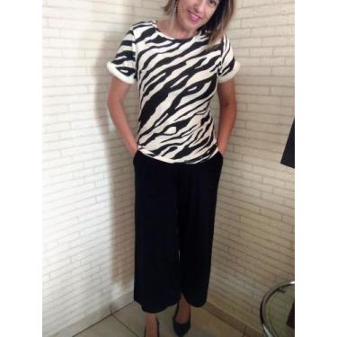Imagem de Tshirts Com Estampa Zebra Camiseta  Blusa Moda - Bella Modavip