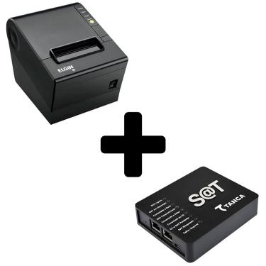 Imagem de Kit SAT Tanca TS-1000 e Impressora i9 Full, USB, Serial e Ethernet, com Guilhotina