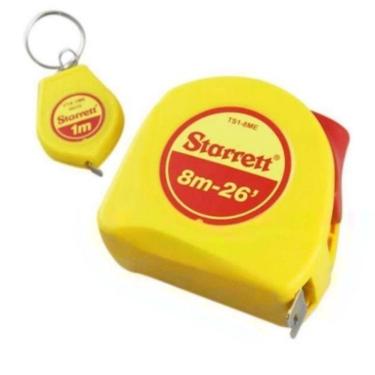 Imagem de Trena Bolso 8 Metros 26mm c/ Chaveiro Starret