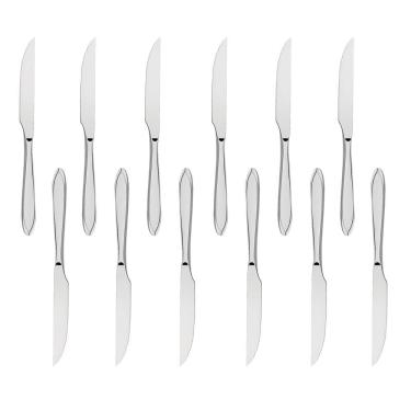 Imagem de Conjunto Facas para Churrasco Almoço Laguna 12 Und Inox Tramontina