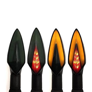 Imagem de Indicadores de motocicleta Para H-onda PCX 125 150 Motocicleta Turn Signal Lights LED Indicators Tail Flashers Lamp