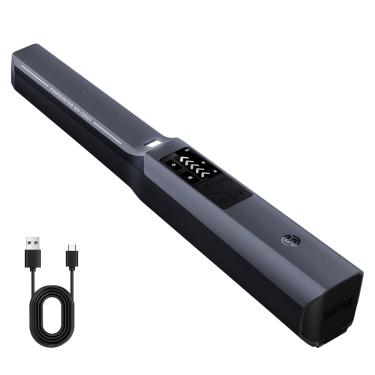 Imagem de SUNPOW Detector de Metais Pinpointer Recarregável com Tela LCD – Sensibilidade Ajustável, 4 Modos, IP68 Totalmente à Prova d’Água – Haste de Ponteiro Portátil para Adultos e Crianças – GD01