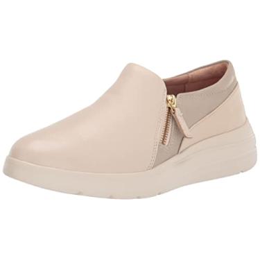 Imagem de Rockport Tênis feminino Total Motion Lillie com zíper lateral, Baunilha, 35