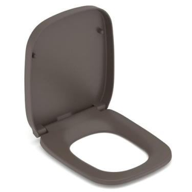 Imagem de Kit 3 Assentos Original Termofixo com Queda Amortecida Debba Classic Roca Café