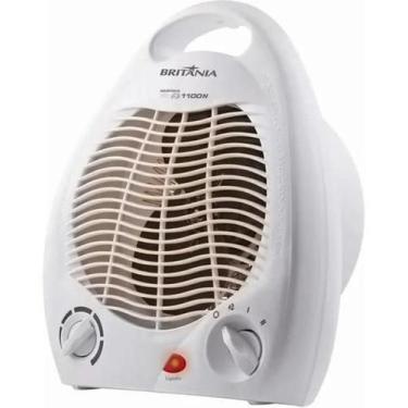 Imagem de Aquecedor Elétrico Britânia AB1100N 2 Em 1 1500W 127V Branco - Britani