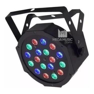 Imagem de Canhao De Led Par Led 18 Leds 1w Rgb Dmx Iluminacao Dj Festa - SHOWTEC