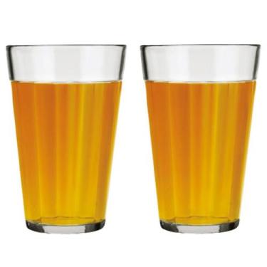 Imagem de Jogo 2 Copo Americano Long Drink 450ml Vidro Cerveja Nadir - NADIR FIG