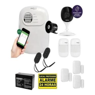 Imagem de Kit Alarme Anm 24 C/ Câmera Wi-fi Imx Micro 32gb Intelbras