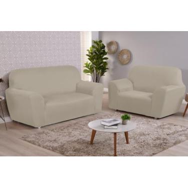Imagem de Capa para sofa king 2 e 3 lugares malha gel lisa - MAYRA ENXOVAIS, PAL